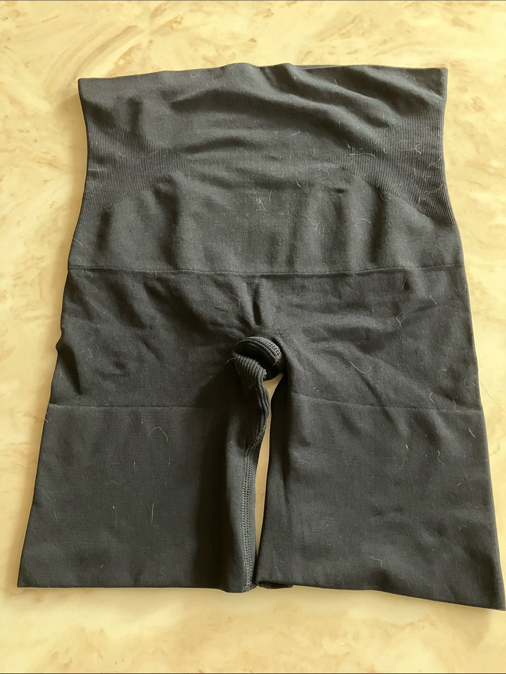 High-Waist Black Shaping Shorts for Women